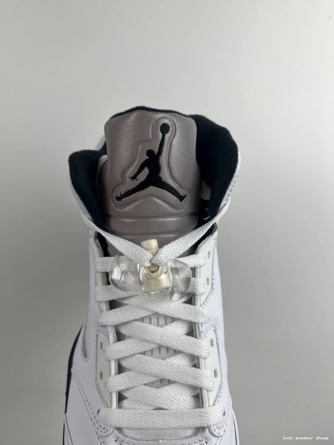Reps LUCY 5 AIR DD0587-110 'WHITE JORDAN RETRO BLACK' 0807